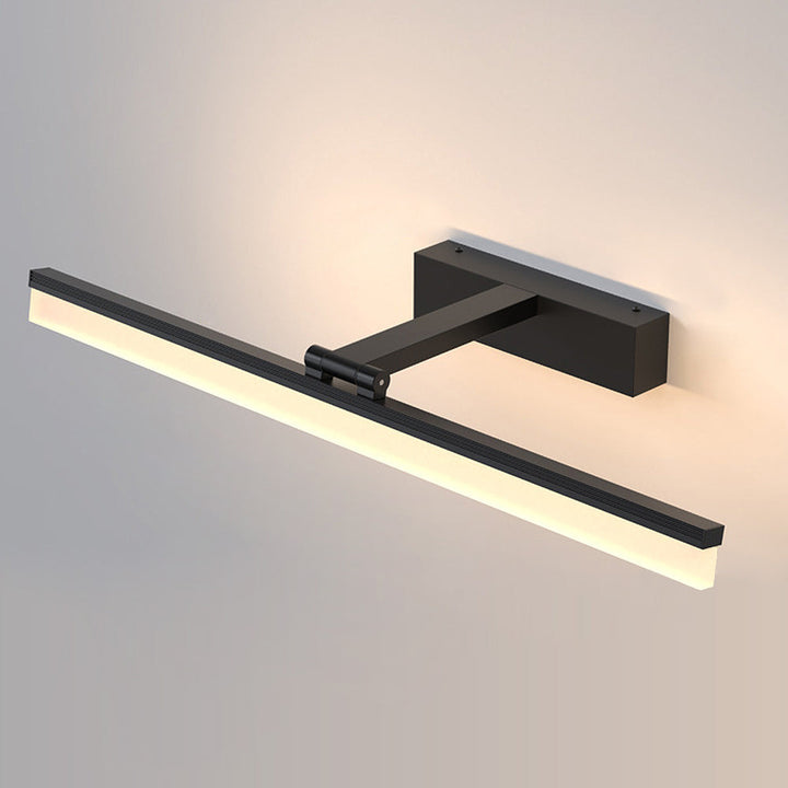 Zeitgenössisches schwarzes LED-Spiegel Badezimmer Vanity Light | Karnz