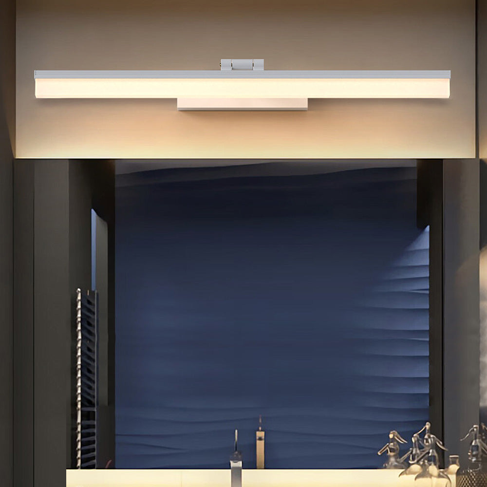 Zeitgenössisches schwarzes LED-Spiegel Badezimmer Vanity Light | Karnz