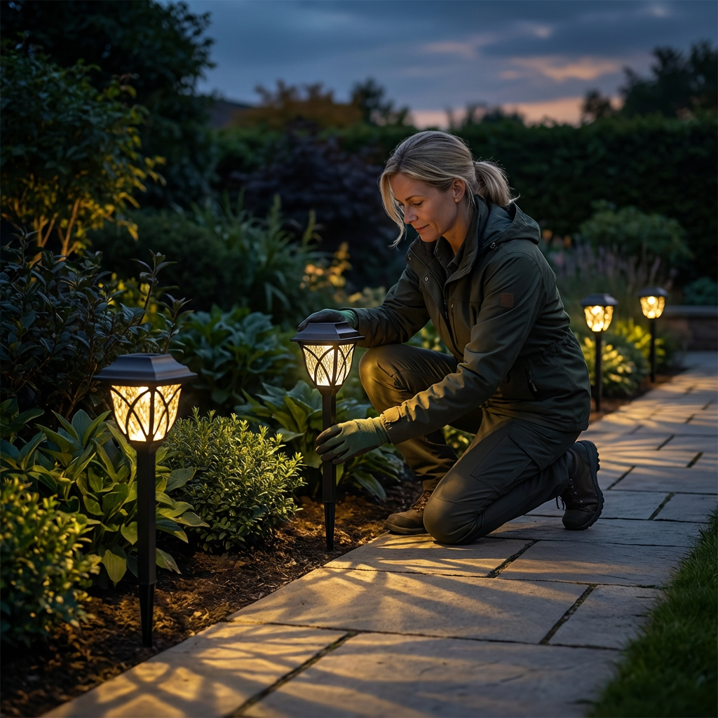 LumaPath Solarleuchte für Gartenwege | Karnz