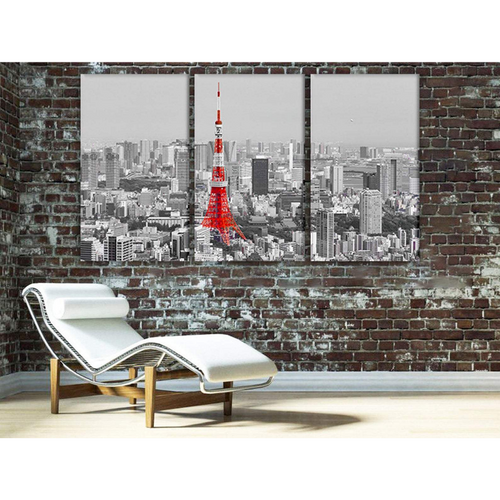 Schlichte Landschaft des Tokyo Towers – Leinwandbild