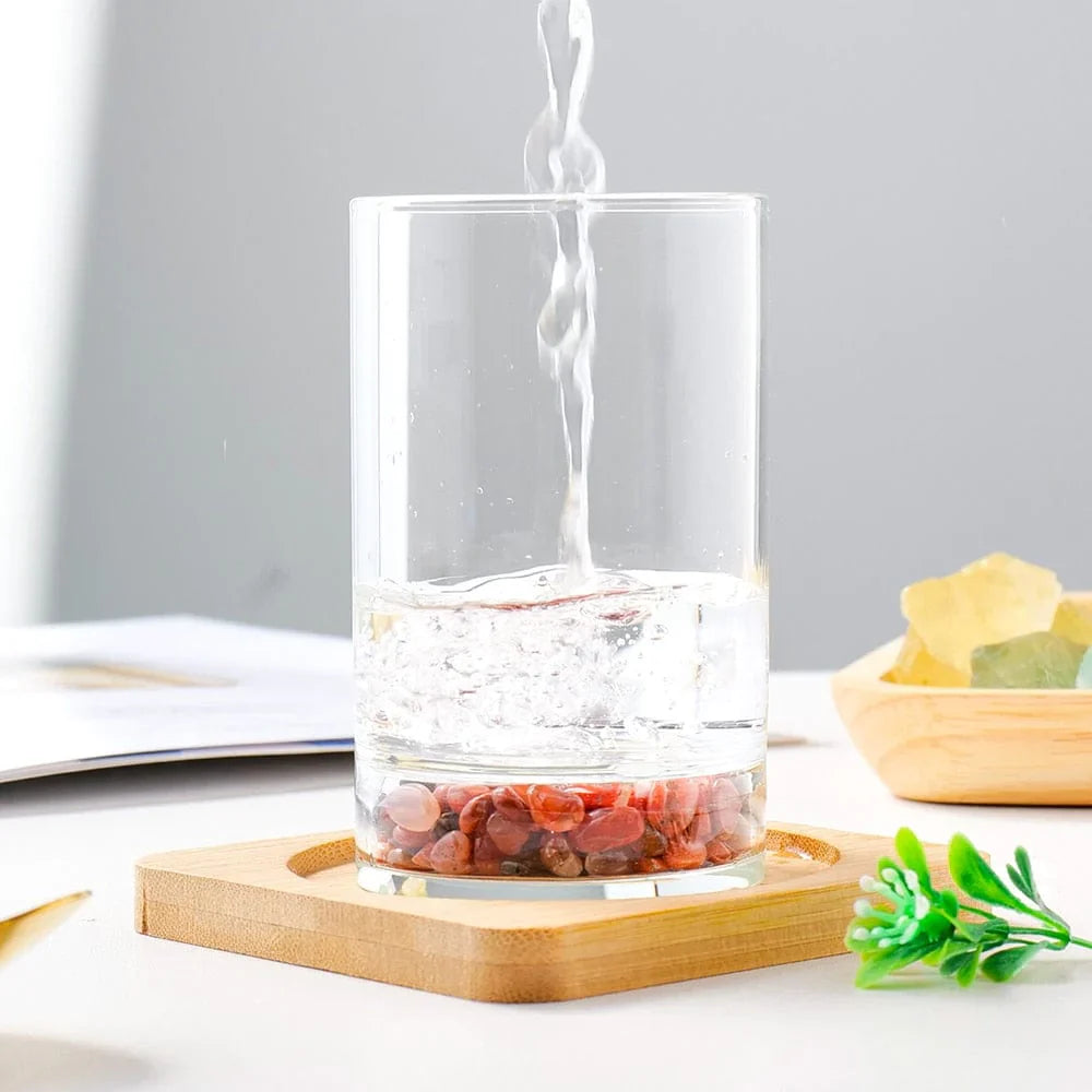 Kristall- kiesel Glas Krug Karnz
