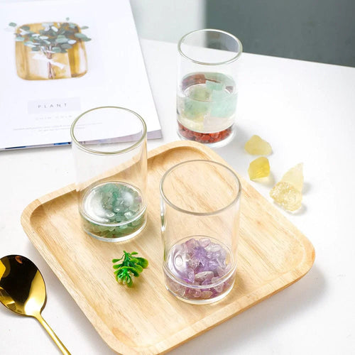 Kristall- kiesel Glas Krug Karnz