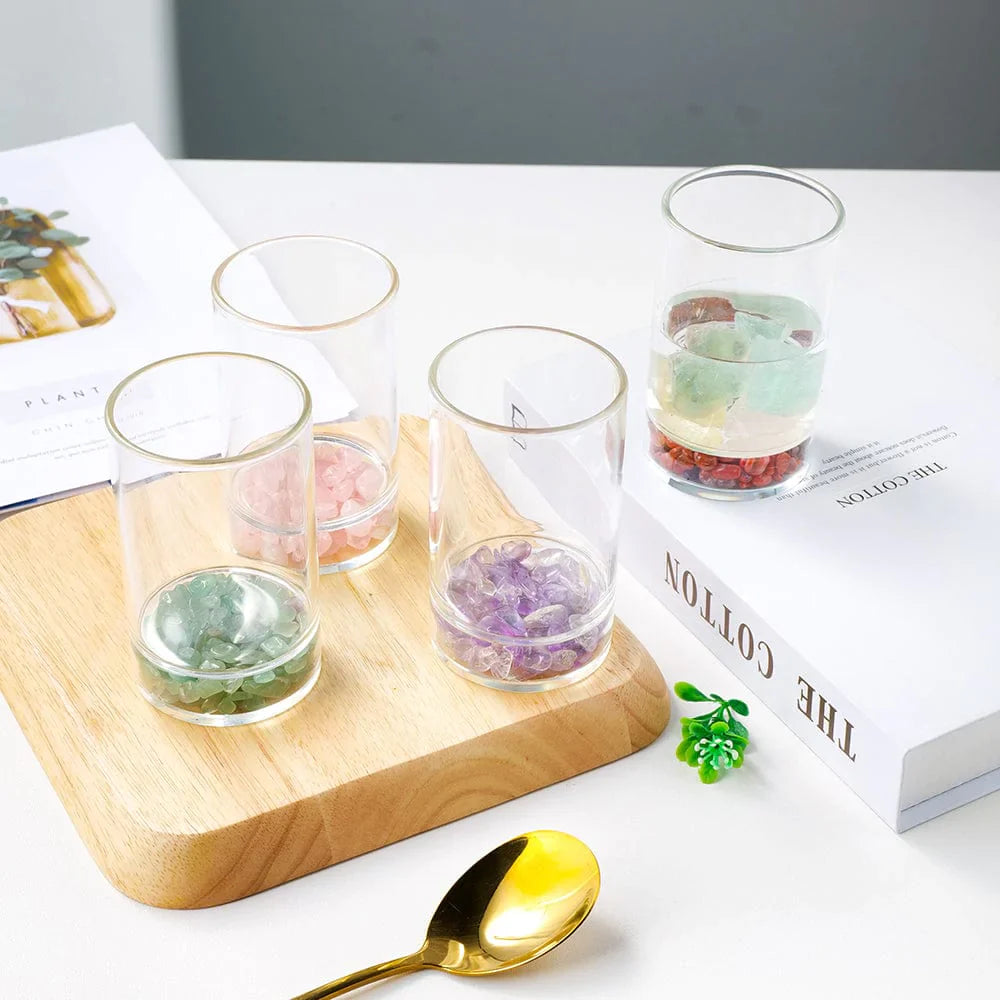 Kristall- kiesel Glas Krug Karnz