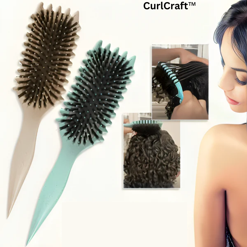 Karnz | CurlCraft™ - 2-in-1 Lockenbürste für perfekte Locken