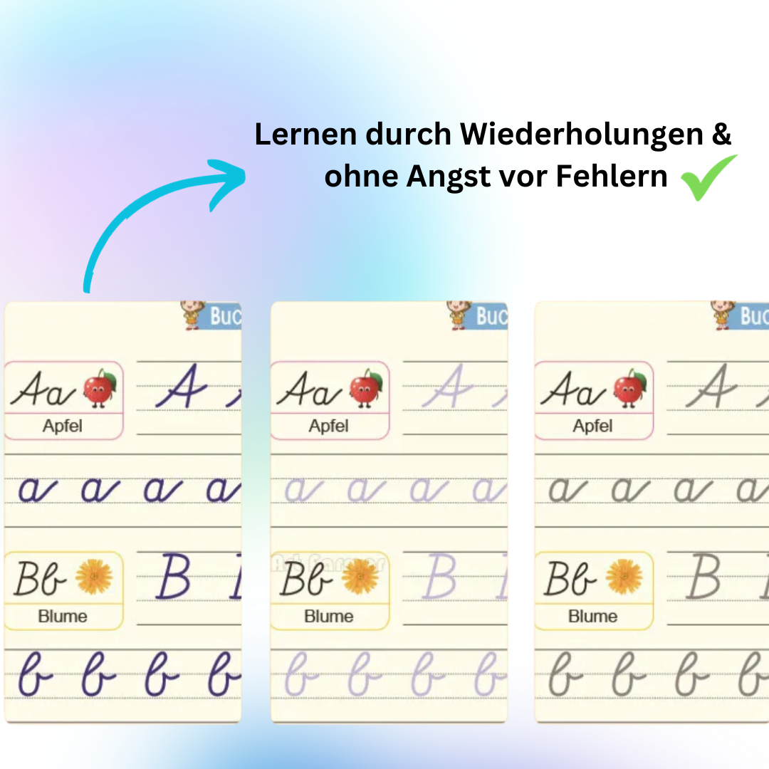 Lernhefte für Kinder | 4er Set | Karnz