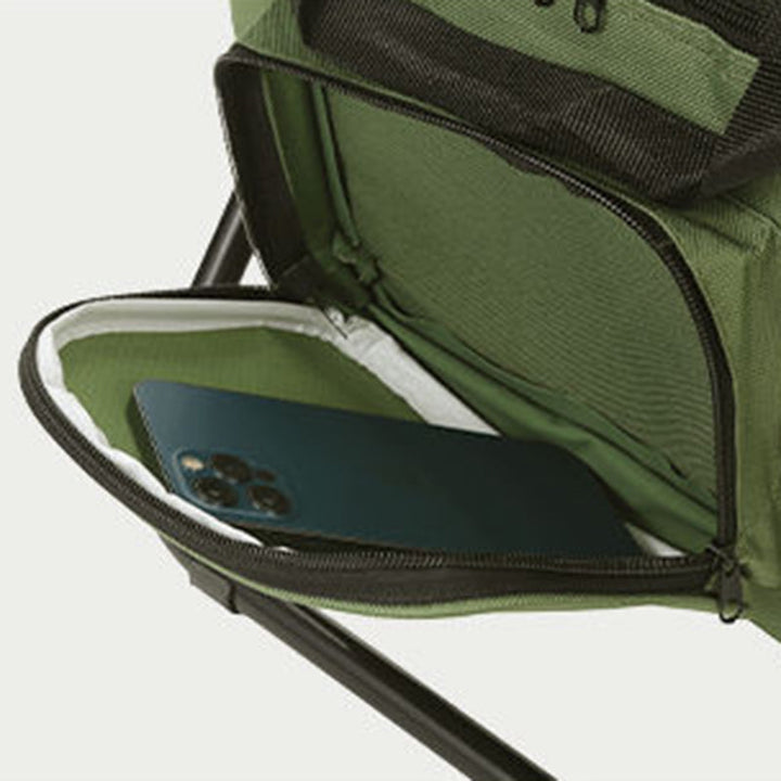 Zeitgenössischer Industrie Rechteckiger Oxford-Stoff Stahlrohr Klappstuhl Rückenlehne Armlehnlos Für Garten & Outdoor Terrasse | Karnz