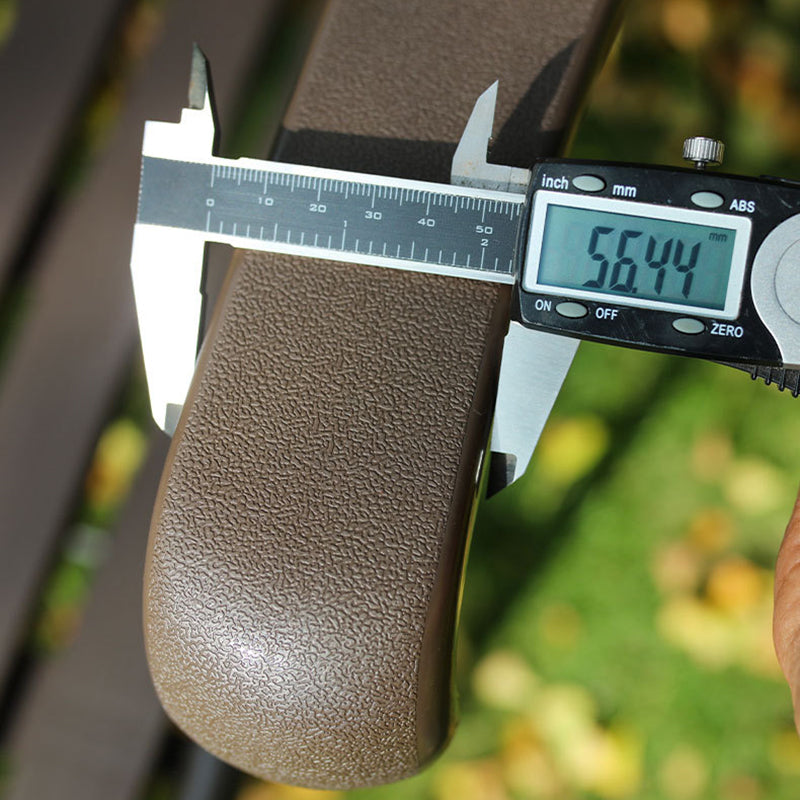 Wasserdichter, rechteckiger, faltbarer Campingstuhl aus Kohlenstoffstahl und PVC mit Rückenlehne und Armlehnen für den Garten