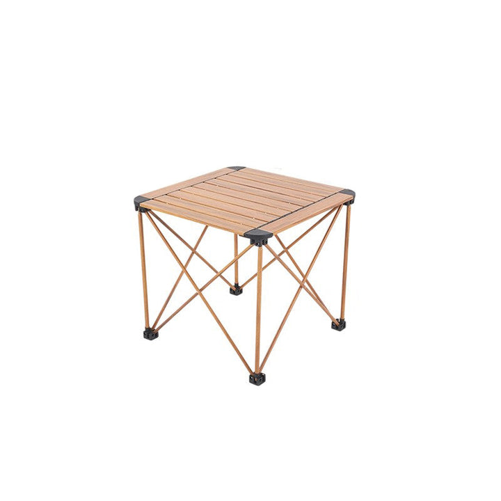 Moderne Einfachheit Quadrat Rechteck Aluminium Eisen Outdoor Faltbarer Camping Kaffeetisch 1-Stufig Für Garten | Karnz
