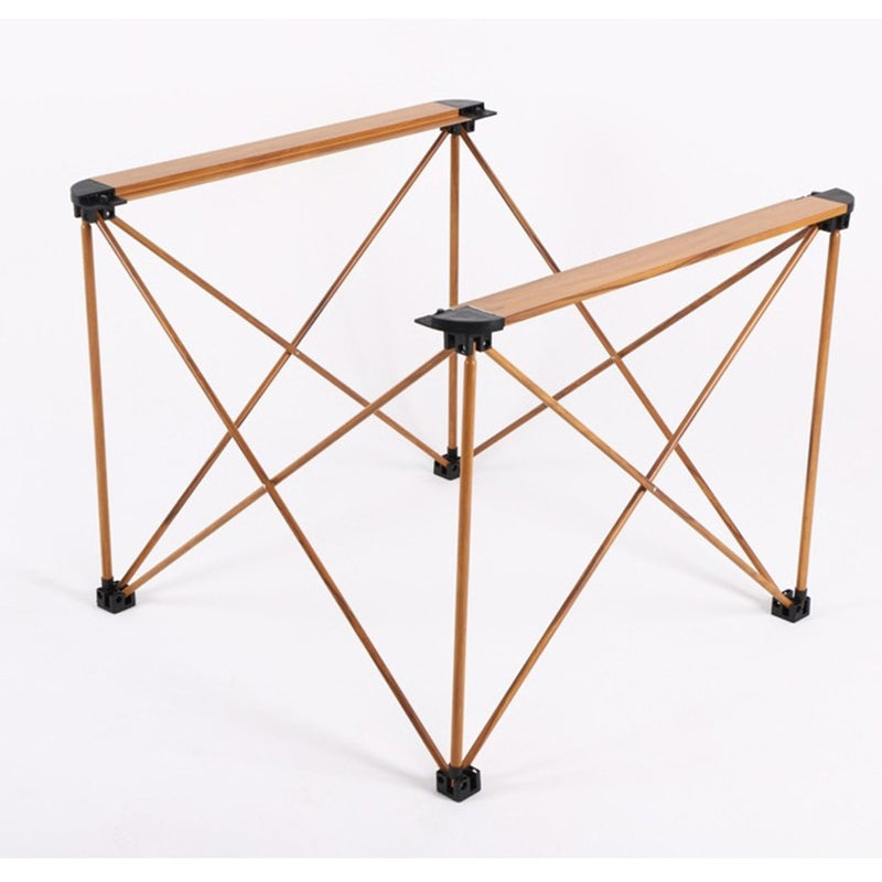 Moderne Einfachheit Quadrat Rechteck Aluminium Eisen Outdoor Faltbarer Camping Kaffeetisch 1-Stufig Für Garten | Karnz