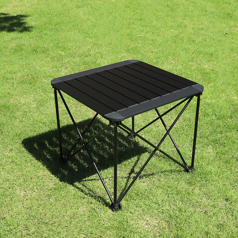 Moderne Einfachheit Quadrat Rechteck Aluminium Eisen Outdoor Faltbarer Camping Kaffeetisch 1-Stufig Für Garten | Karnz