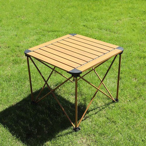 Moderne Einfachheit Quadrat Rechteck Aluminium Eisen Outdoor Faltbarer Camping Kaffeetisch 1-Stufig Für Garten | Karnz