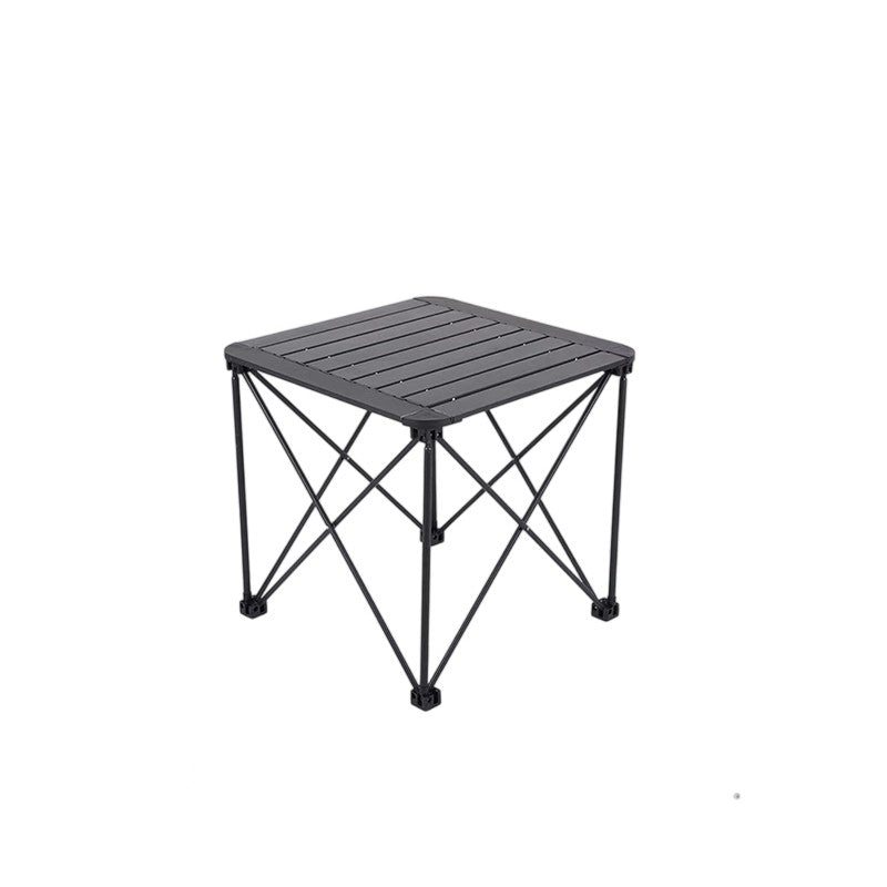 Moderne Einfachheit Quadrat Rechteck Aluminium Eisen Outdoor Faltbarer Camping Kaffeetisch 1-Stufig Für Garten | Karnz