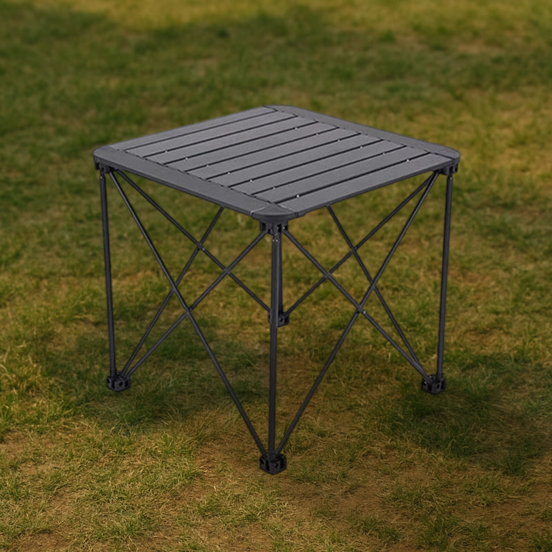 Moderne Einfachheit Quadrat Rechteck Aluminium Eisen Outdoor Faltbarer Camping Kaffeetisch 1-Stufig Für Garten | Karnz