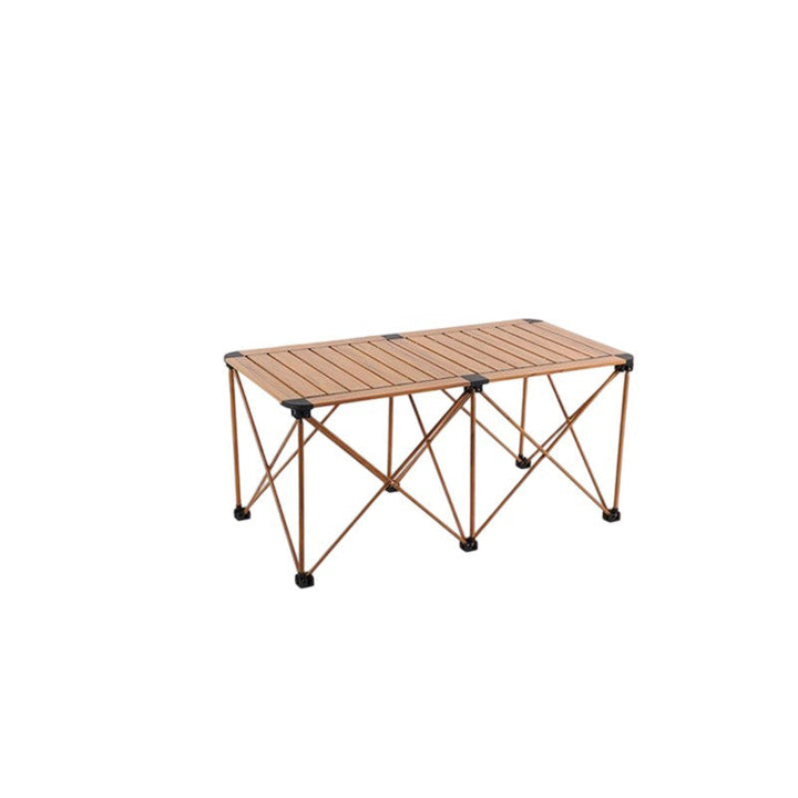 Moderne Einfachheit Quadrat Rechteck Aluminium Eisen Outdoor Faltbarer Camping Kaffeetisch 1-Stufig Für Garten | Karnz