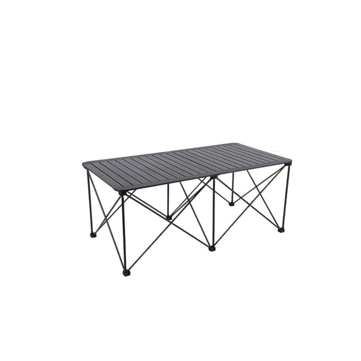 Moderne Einfachheit Quadrat Rechteck Aluminium Eisen Outdoor Faltbarer Camping Kaffeetisch 1-Stufig Für Garten | Karnz