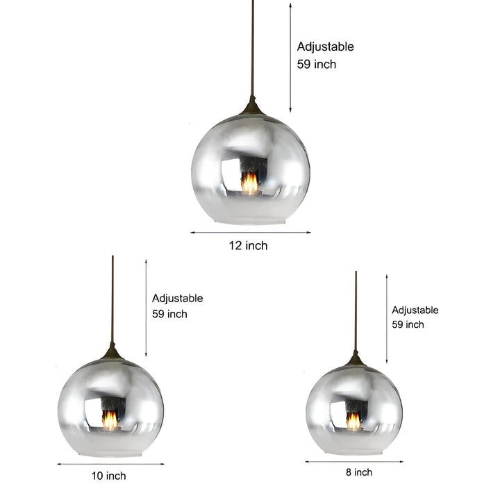 Industrielle Glas-Pendelleuchte mit LED – Modern & Dekorativ | Ideal für Küchen, Esszimmer & Bars | Karnz