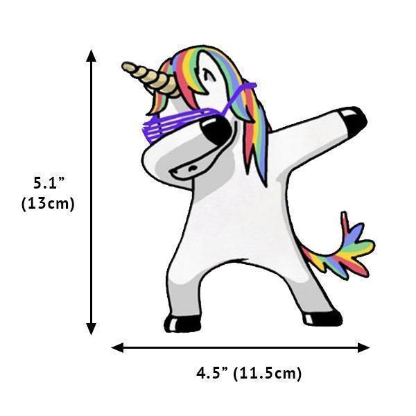 Dabbing Unicorn Vinyl Aufkleber | Karnz