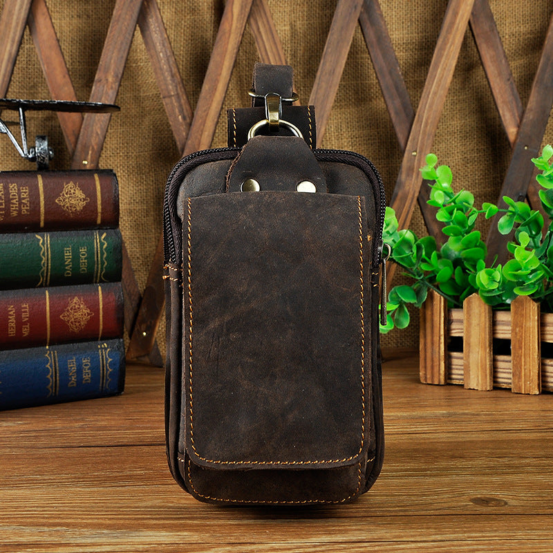 Elegante Hüfttasche aus Leder für Herren