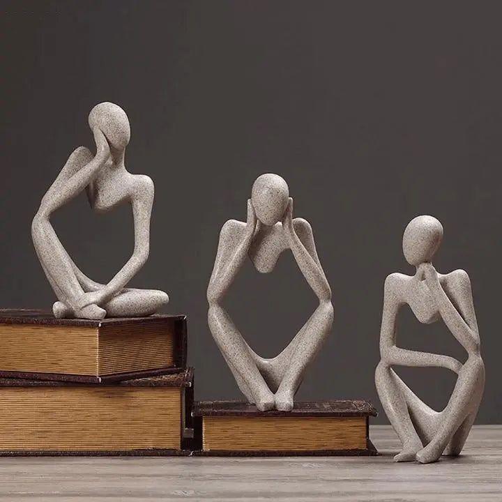 Der Denker | Abstrakte Skulptur | Karnz