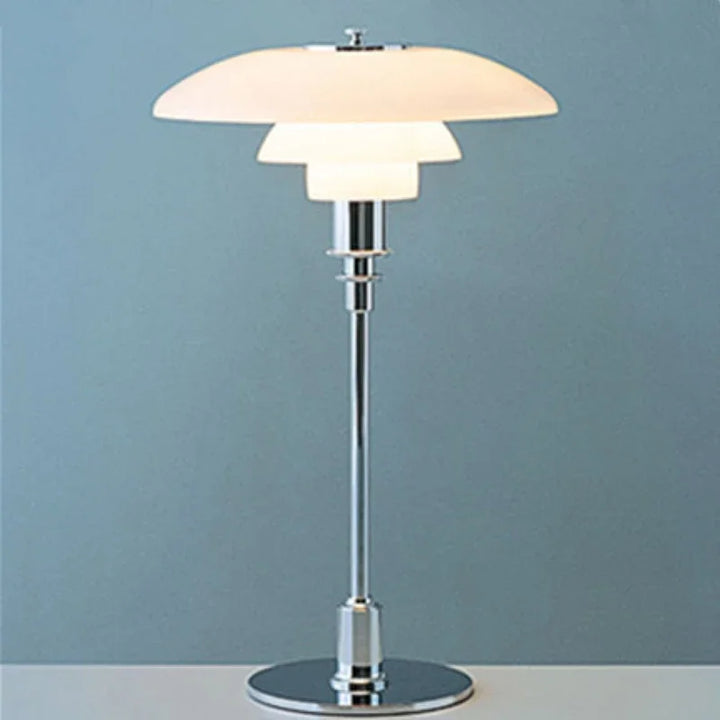 Nordische Tischlampe aus Glas – Minimalistische LED-Tischleuchte, modern und elegant, ideal für Büro- und Wohnräume | Karnz
