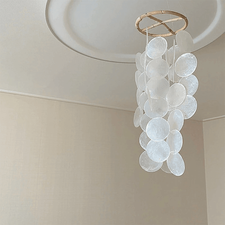 Handgefertigtes Windspiel von ShellDreams fürs Babyzimmer | Muschel-Mobile | Beruhigende Klänge