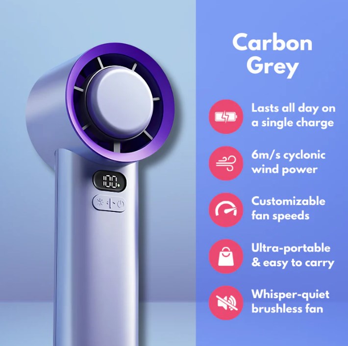 Tragbarer Hand-held Zyklon Ventilator | Karnz