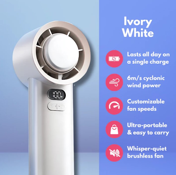 Tragbarer Hand-held Zyklon Ventilator | Karnz