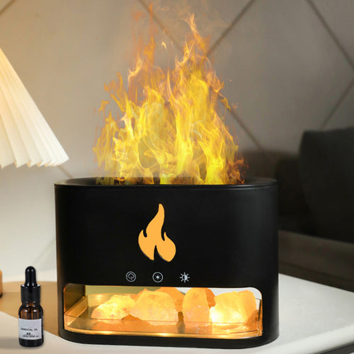 Kristallsalzstein Feuer Verdampfer