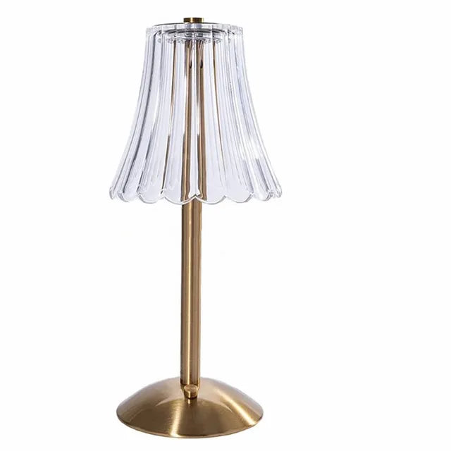 Drahtlose LED-Tischlampe mit Dimmfunktion – Augenfreundliche Nachttischlampe für Wohnzimmer und Schlafzimmer | Karnz
