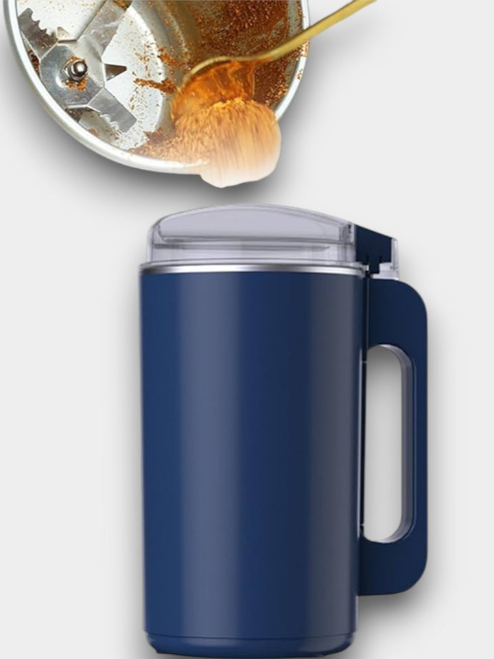 Tragbarer Elektrischer Kaffeemühle 600 ml – Kaffeemühlen mit Sicherheitsmechanismus und Edelstahlmessern | Karnz