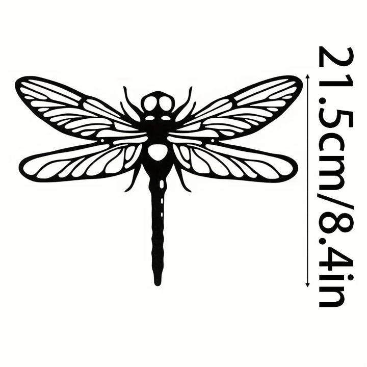 Libellen Eisen Kunst Wandkunst 3D Metall Skulptur Wanddekoration Für Wohnzimmer Esszimmer Kreative Nordische Wohnkultur