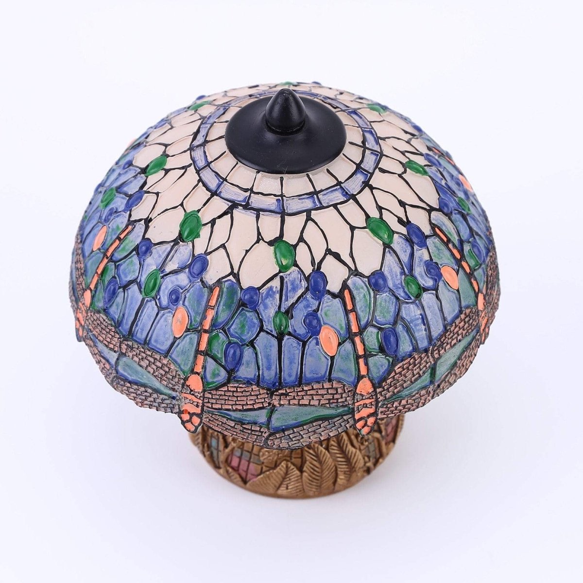 Vintage-Dragonfly-Lampe - Florale Eleganz und Sanftheit | Karnz