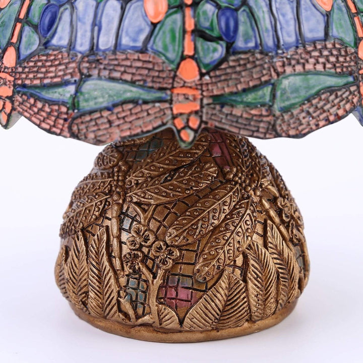 Vintage-Dragonfly-Lampe - Florale Eleganz und Sanftheit | Karnz