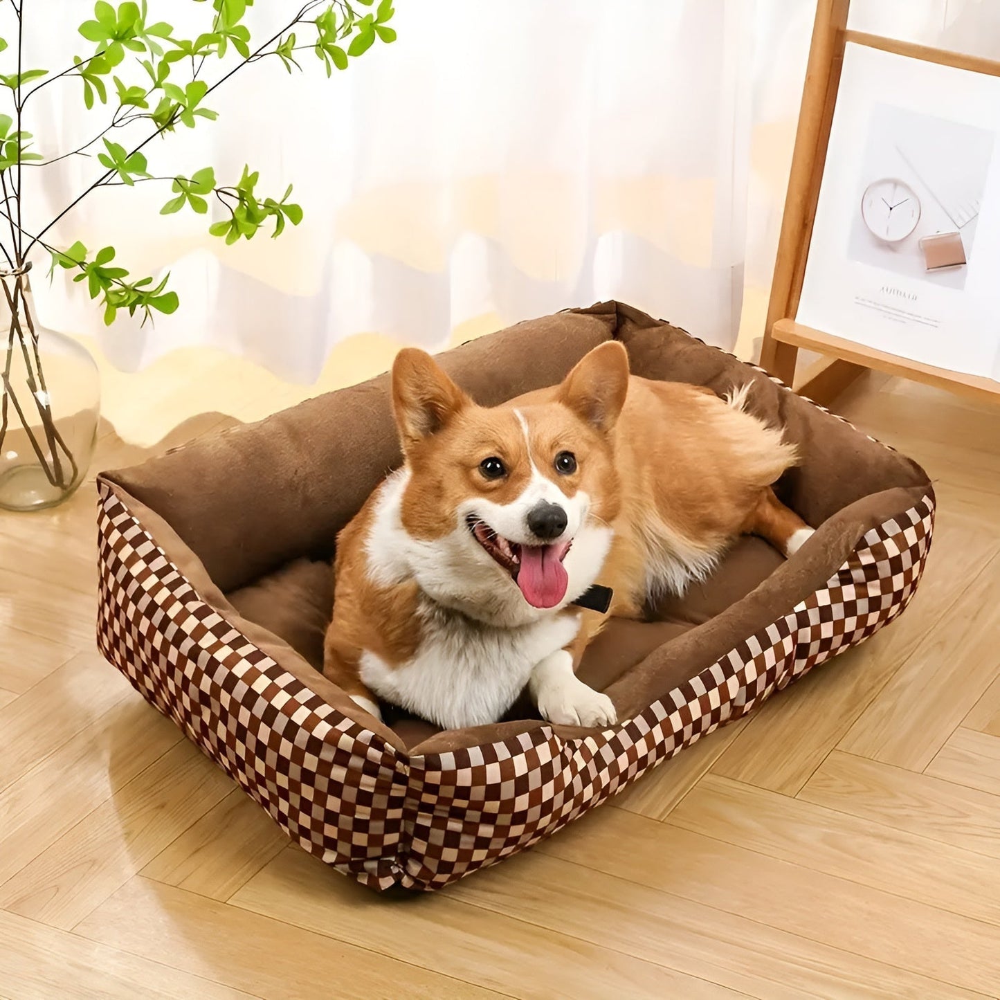 Luxuriös Orthopädisches Plüsch Haustierbett - PlushNest | Karnz
