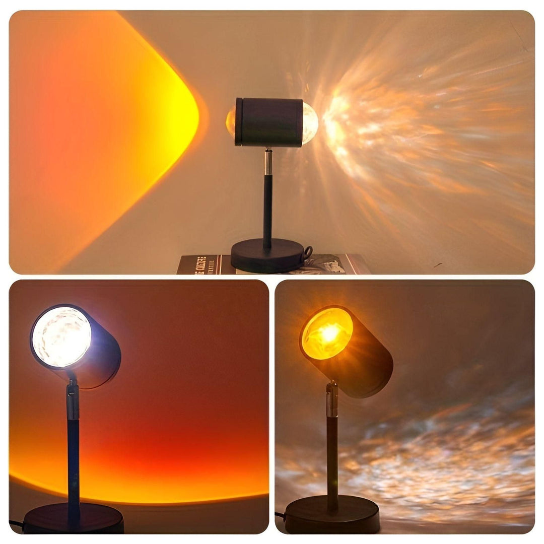 USB-Sunset-Projektionslampe für warmes und atmosphärisches Licht Karnz