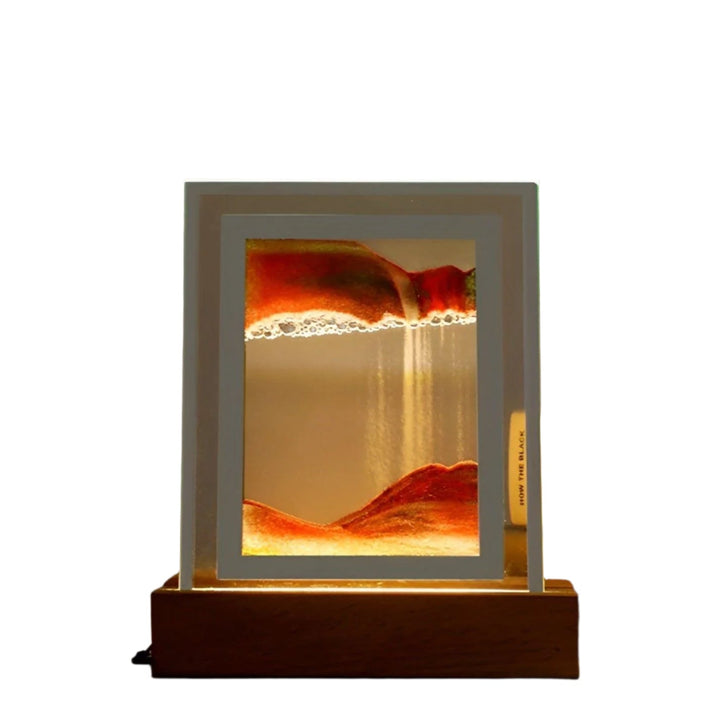 Hypnotische Sandkunstlampe mit beruhigendem LED-Licht Karnz