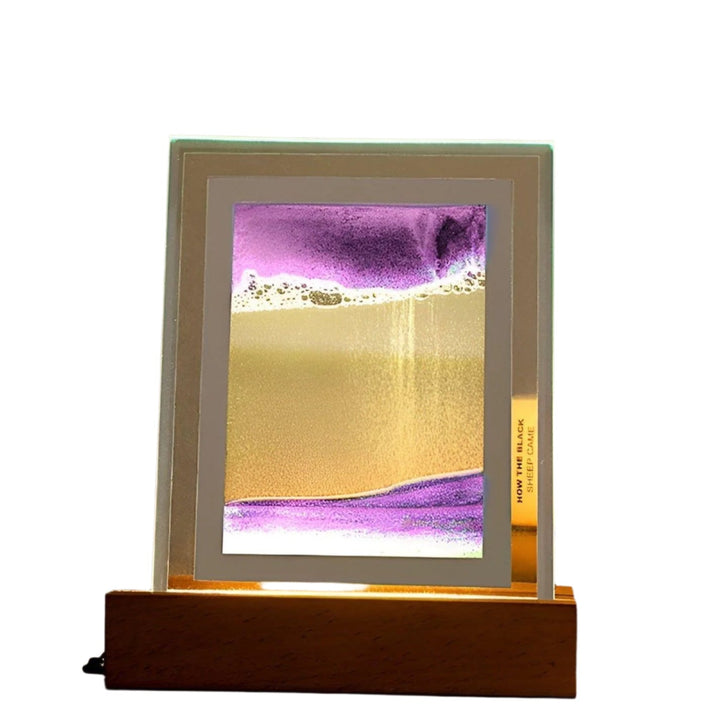 Hypnotische Sandkunstlampe mit beruhigendem LED-Licht Karnz