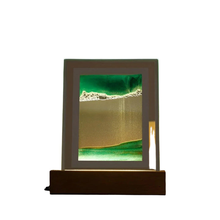 Hypnotische Sandkunstlampe mit beruhigendem LED-Licht Karnz