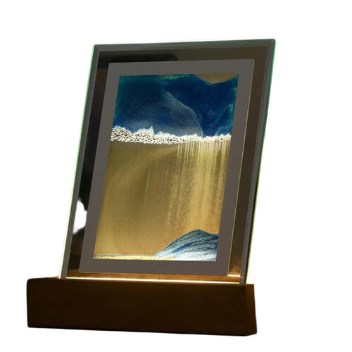Hypnotische Sandkunstlampe mit beruhigendem LED-Licht Karnz