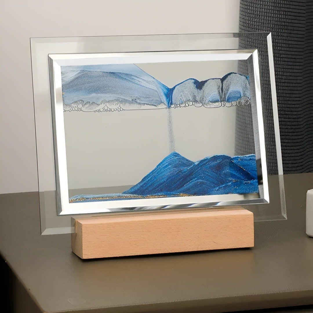 Hypnotische Sandkunstlampe mit beruhigendem LED-Licht Karnz