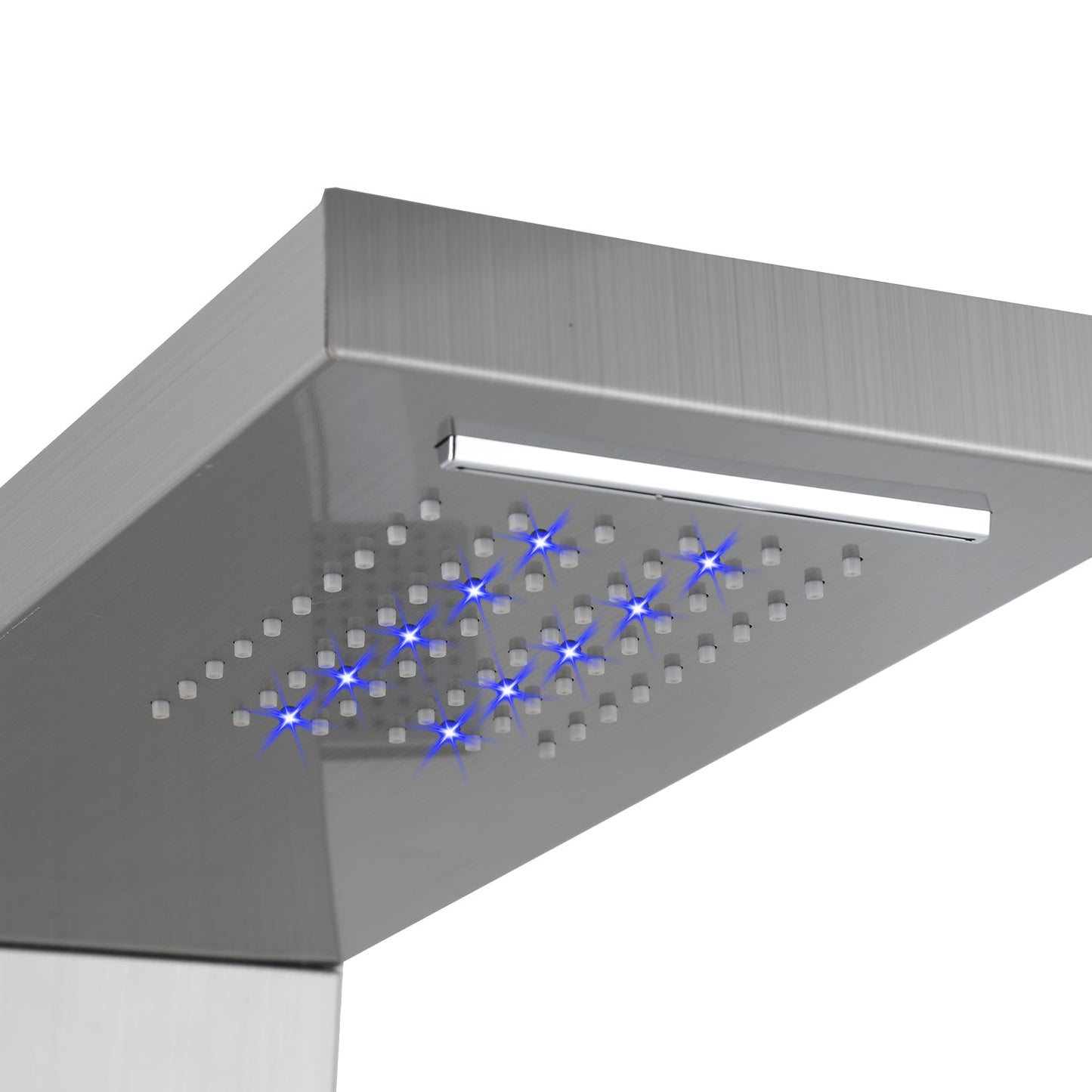 Duschpaneel Edelstahl Wandduschpaneel 5 Funktionen Silber | Karnz