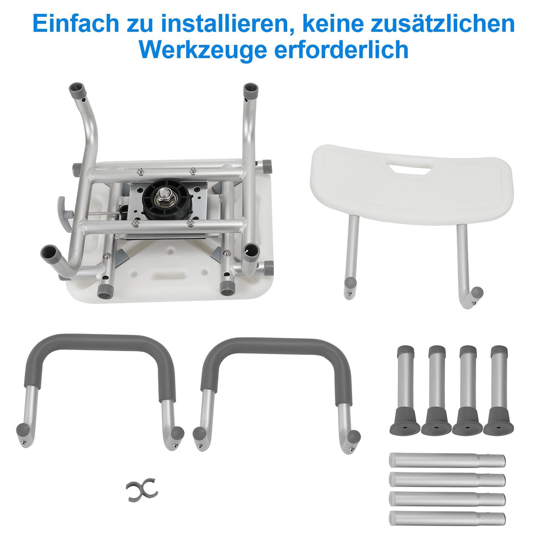 Duschstuhl Duschhocker 360°Drehbarer | Karnz
