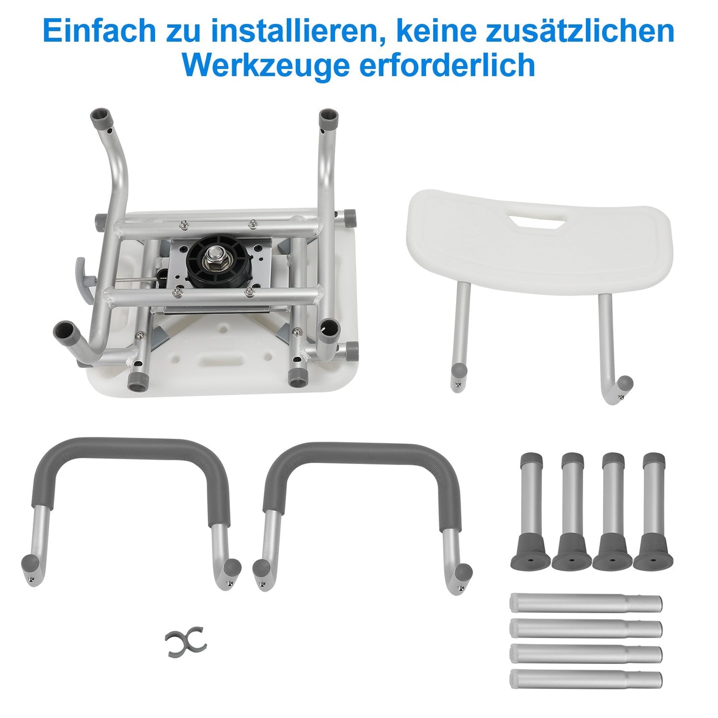 Duschstuhl Duschhocker 360°Drehbarer | Karnz