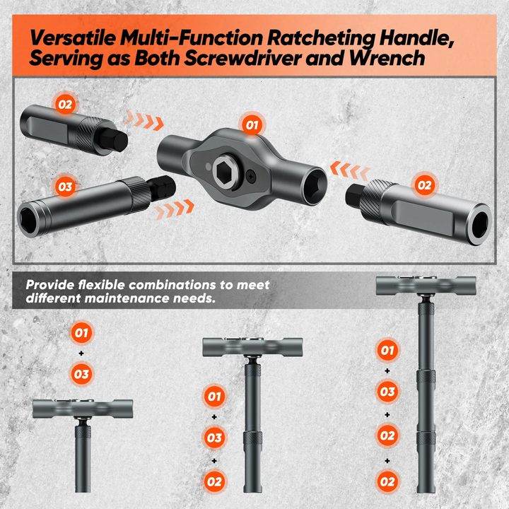 Ratchet 24-in-1 Schraubendreher Set | Karnz