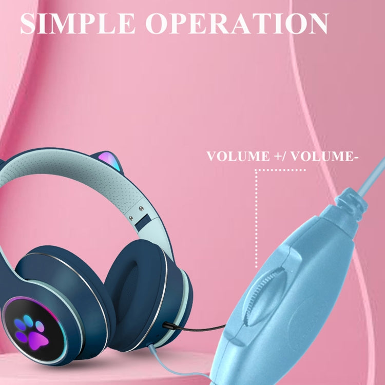Gaming-Headset Katzenohr LED-Beleuchtung USB 3,5mm | Karnz