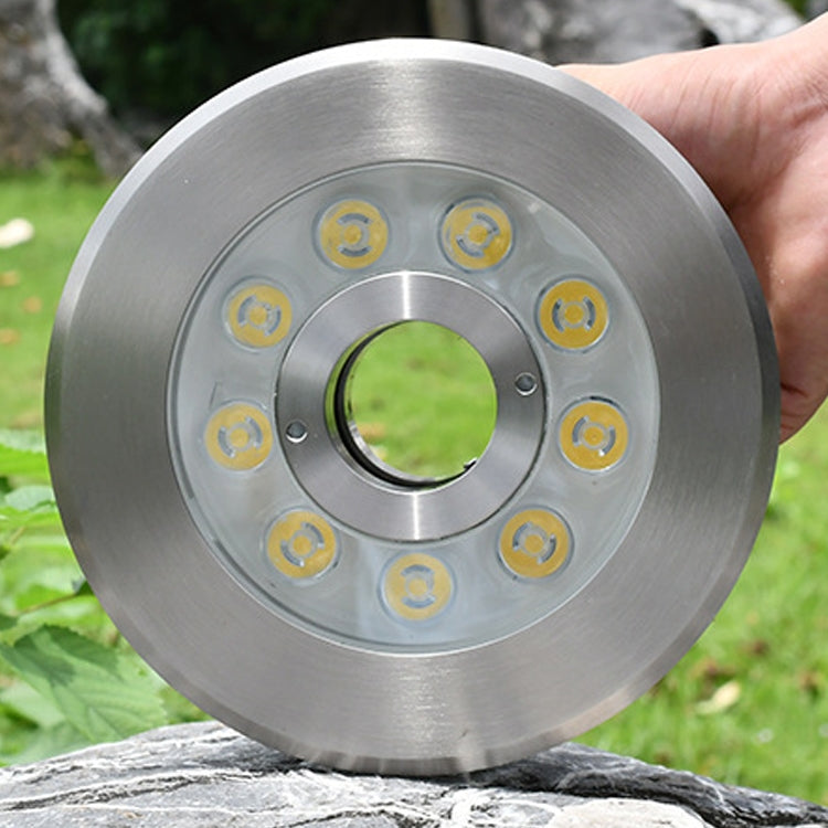 18W Landschaft Farbwechselring LED Edelstahl Unterwasserbrunnenlicht (Bunt)