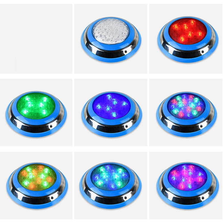 18W LED Edelstahl Wandmontage Poolleuchte Landschaft Unterwasserleuchte (Farbiges Licht)