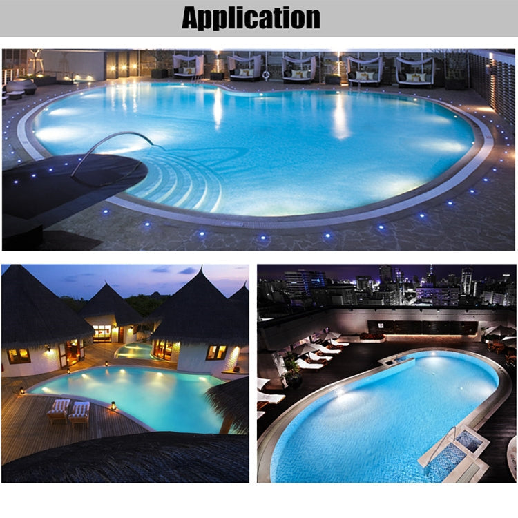 18W LED Edelstahl Wandmontage Poolleuchte Landschaft Unterwasserleuchte (Farbiges Licht)