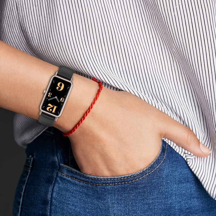 Sandsberg | Für Huawei Watch Fit Mini 16mm Silikon-Uhrenarmband (Lila)