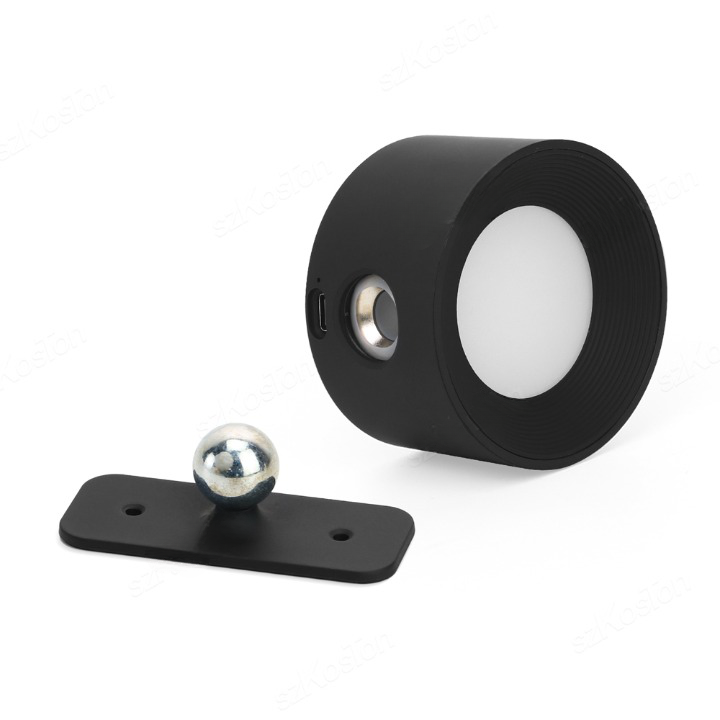 Karnz | Spotlight Kabellose Wandlampe - 360° Rotation, Dimmbar, Wiederaufladbare Wandlicht